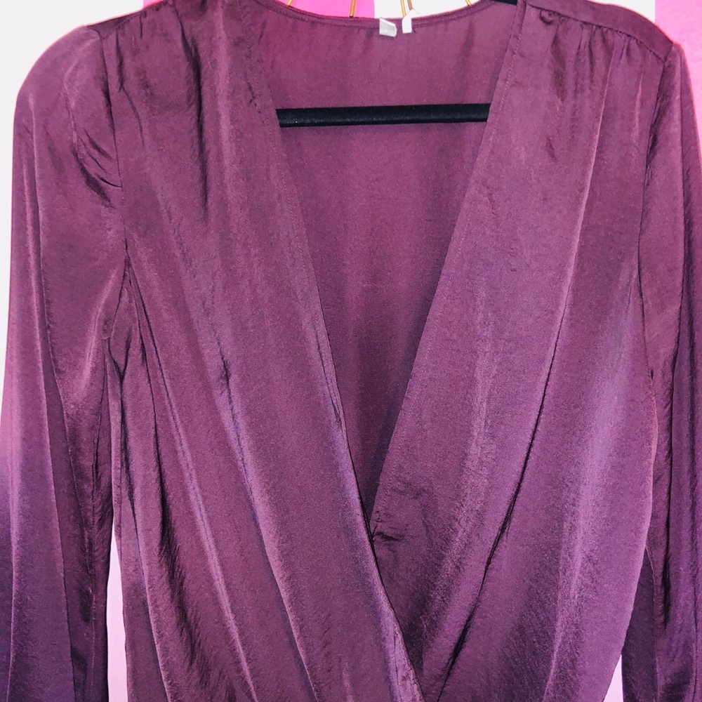 Plum Vcut Body Suit!